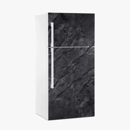 Fridge sticker dark rock texture wall art • Wallissimo®