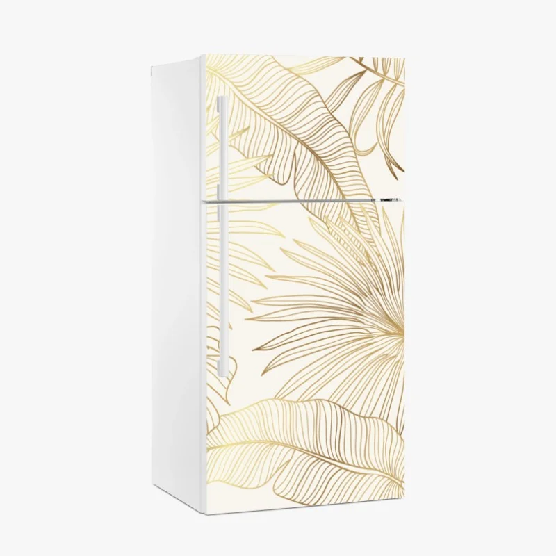 Fridge sticker vibrant layered mountain gradient • Wallissimo®