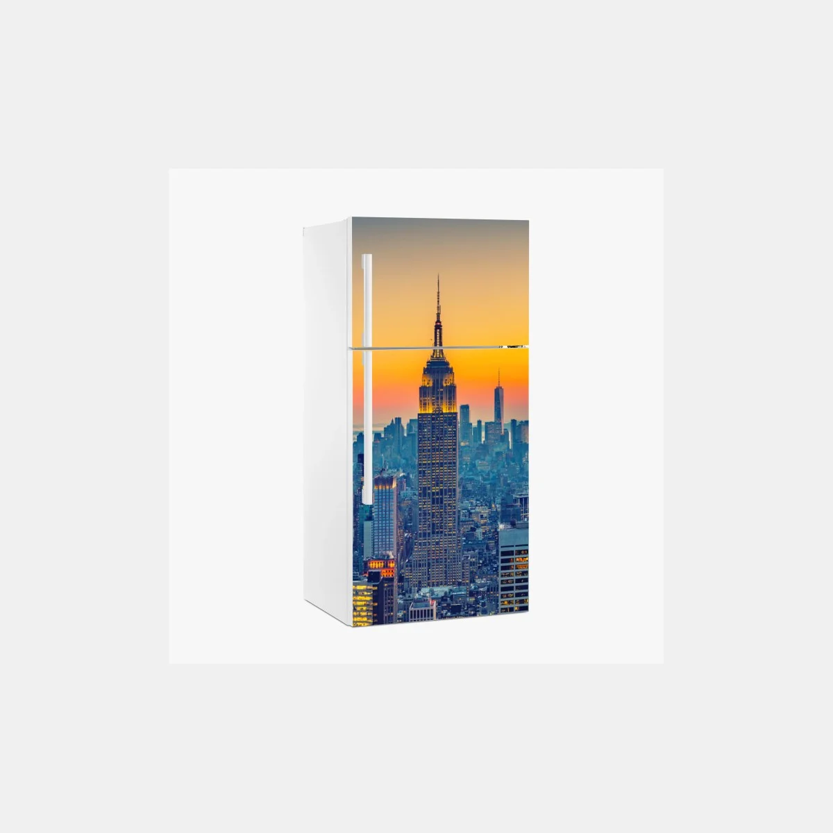 Fridge sticker sunset skyline over New York ⁕ Wallissimo® Fridge sticker sunset skyline over New York ⁕ Wallissimo®