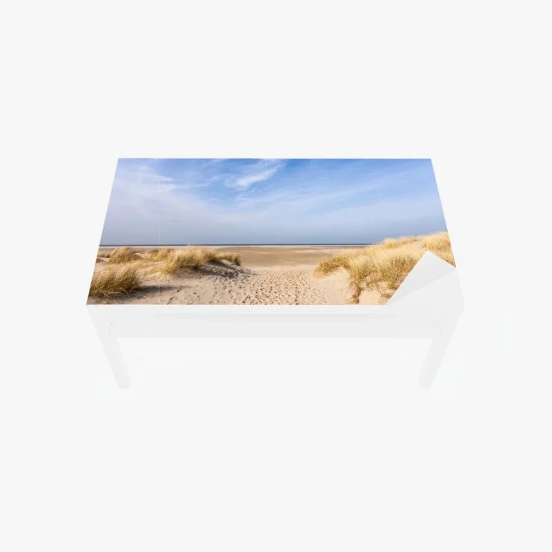 Table & desk veneer serene dunes at the German coast