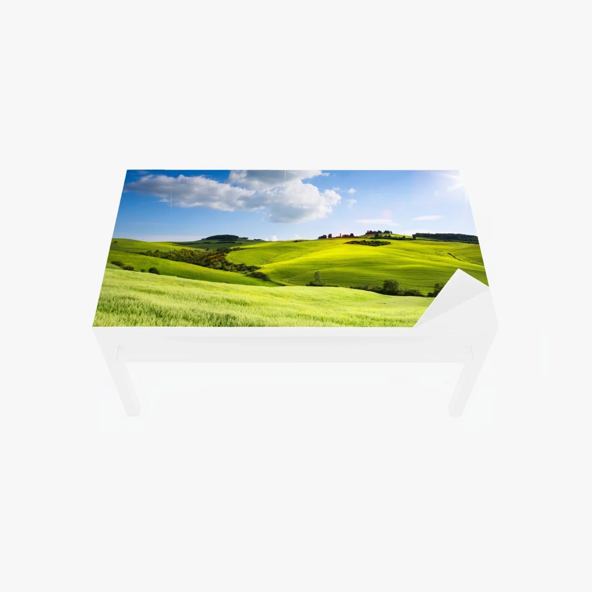 Table & desk veneer Tuscany rolling hills at sunset ⁕ Wallissimo® Table & desk veneer Tuscany rolling hills at sunset ⁕ Wallissimo®