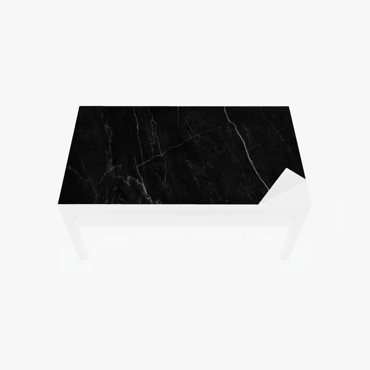 Table & desk veneer black marble with white veins ⁕ Wallissimo® Table & desk veneer black marble with white veins ⁕ Wallissimo®