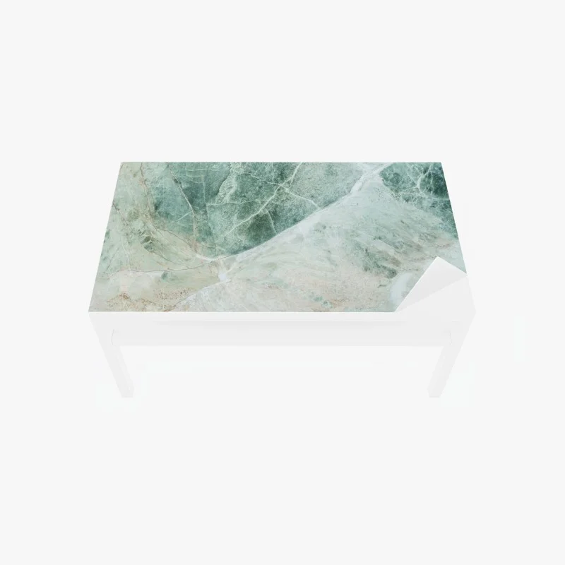 Table & desk veneer green marble abstract texture