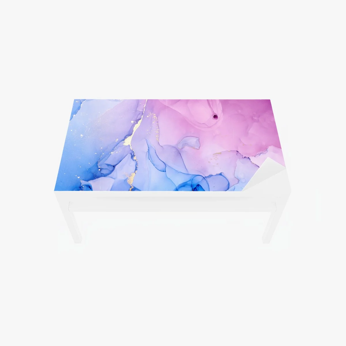 Table & desk veneer pink and blue marble fluid abstract ⁕ Wallissimo® Table & desk veneer pink and blue marble fluid abstract ⁕ Wallissimo®