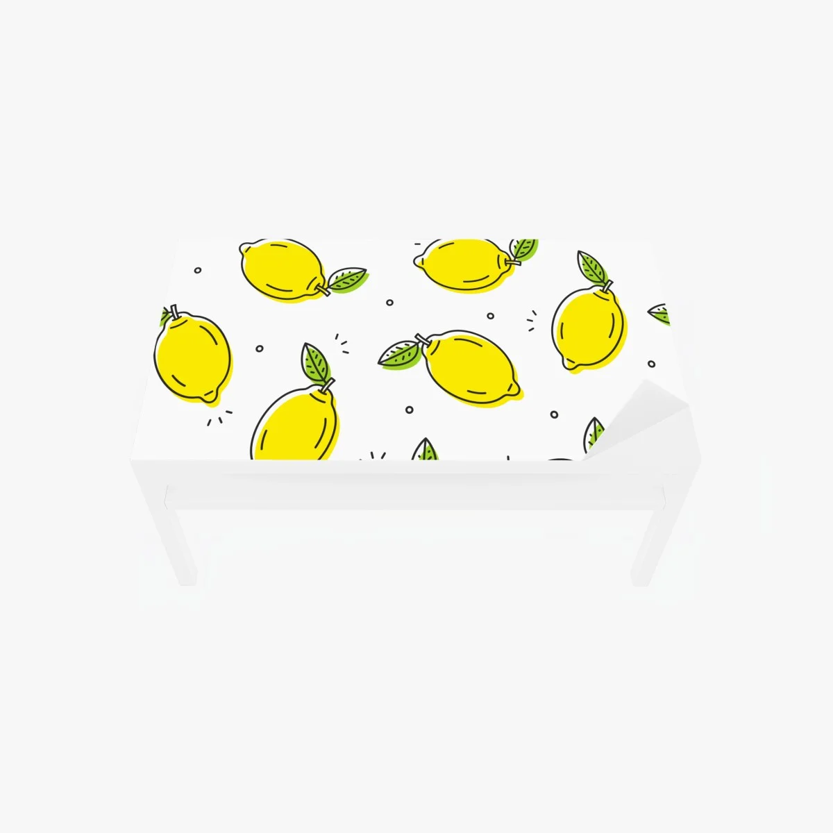 Table & desk veneer sunny lemon pattern ⁕ Wallissimo® Table & desk veneer sunny lemon pattern ⁕ Wallissimo®