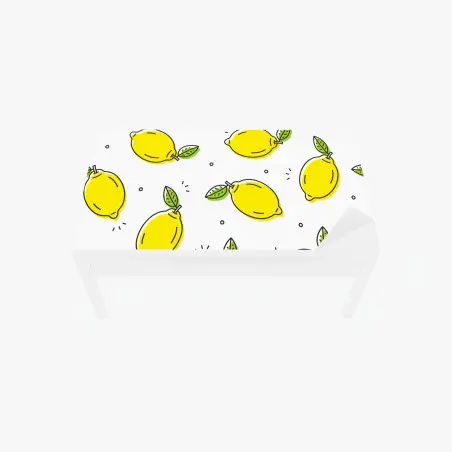 Table & desk veneer sunny lemon pattern • Wallissimo®