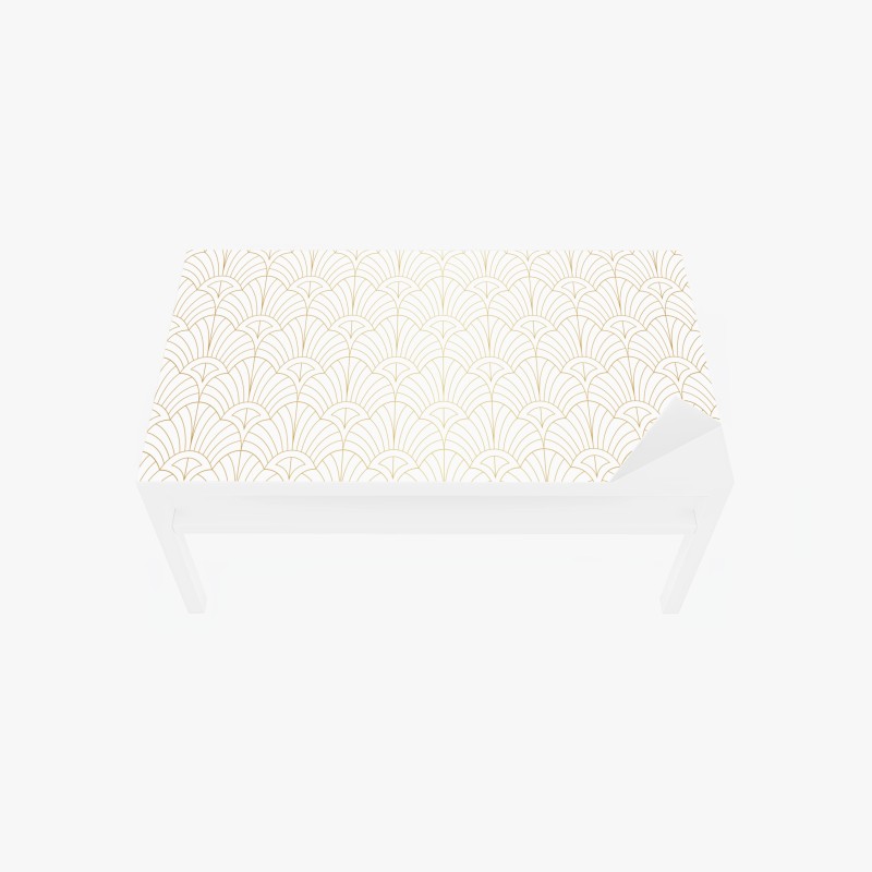 Table & desk veneer elegant gold art deco pattern
