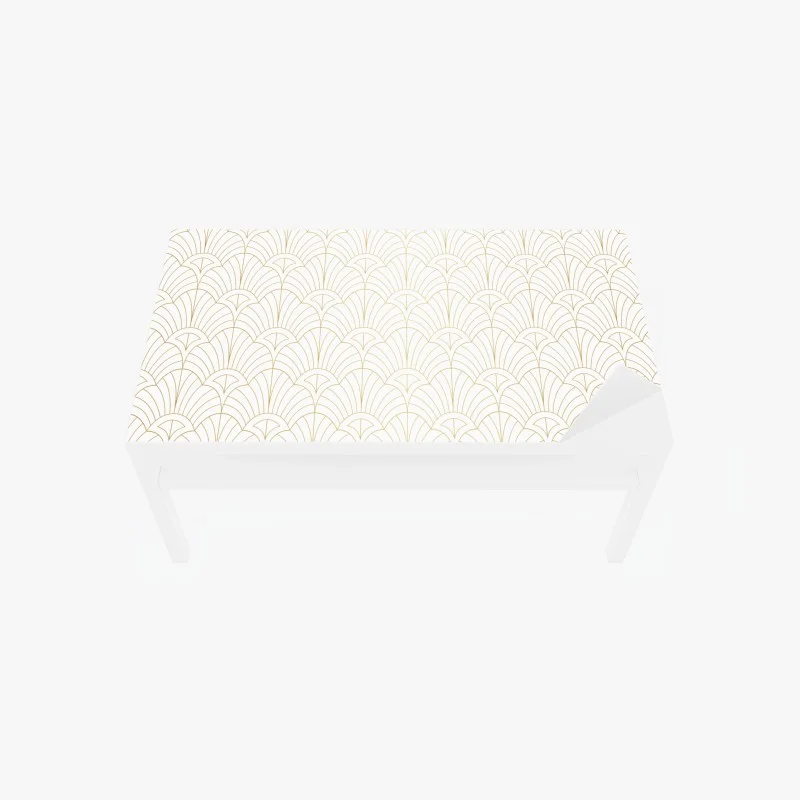 Table & desk veneer elegant gold art deco pattern