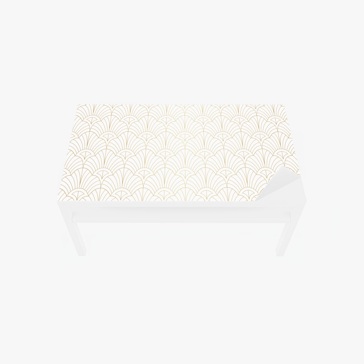 Table & desk veneer elegant gold art deco pattern • Wallissimo® Table & desk veneer elegant gold art deco pattern • Wallissimo®