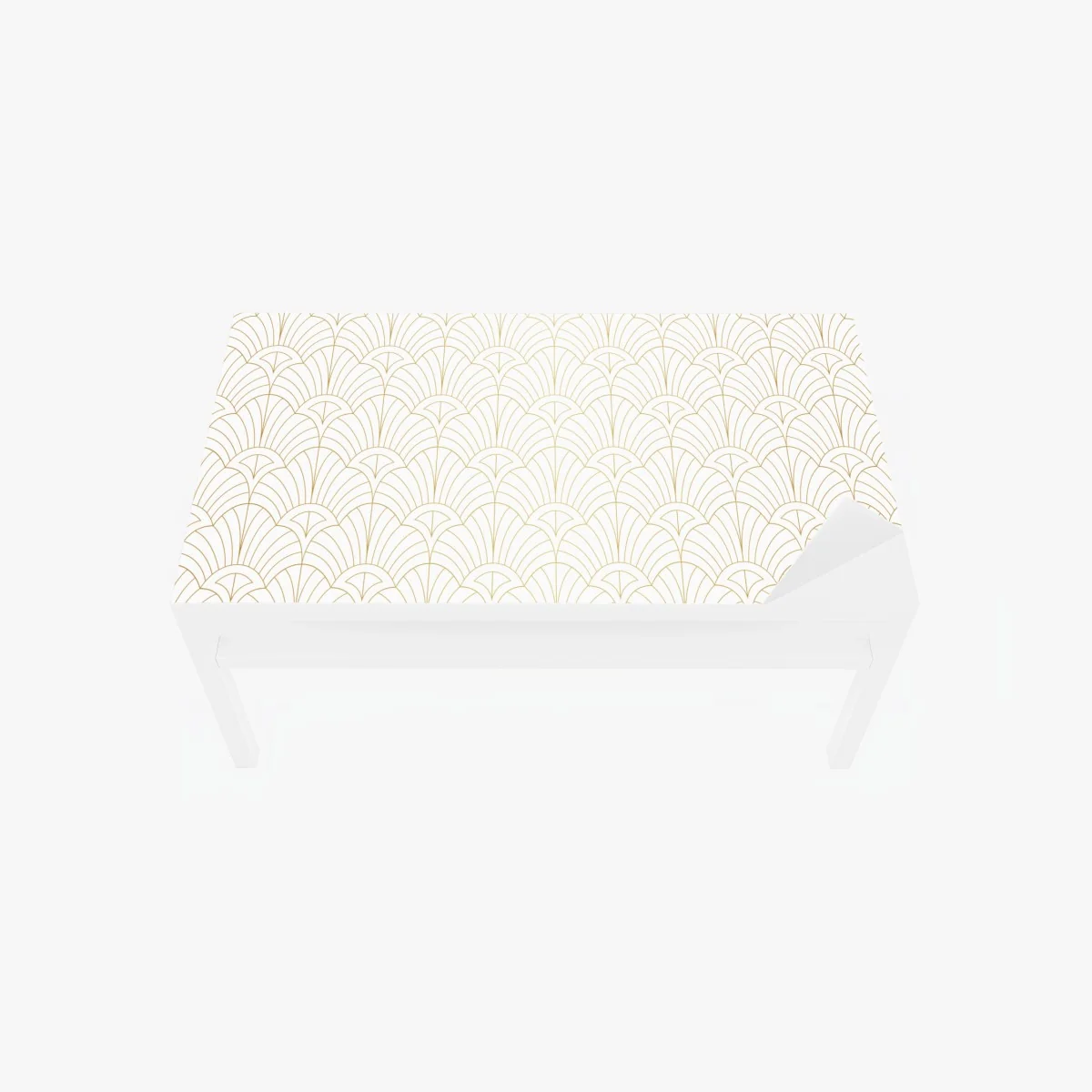Table & desk veneer elegant gold art deco pattern ⁕ Wallissimo® Table & desk veneer elegant gold art deco pattern ⁕ Wallissimo®