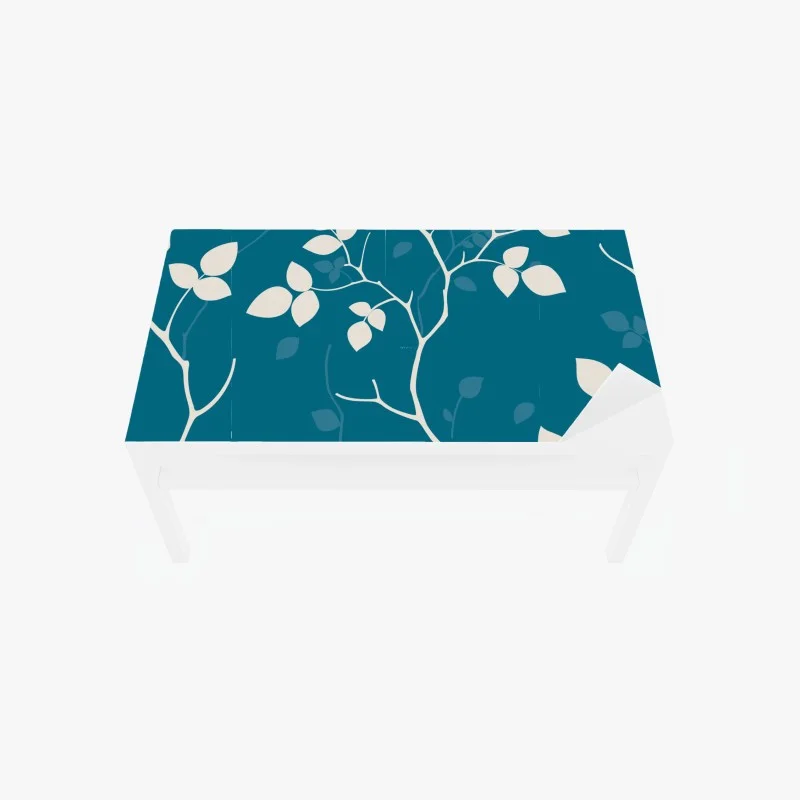 Table & desk veneer gold geometric swirl pattern • Wallissimo®