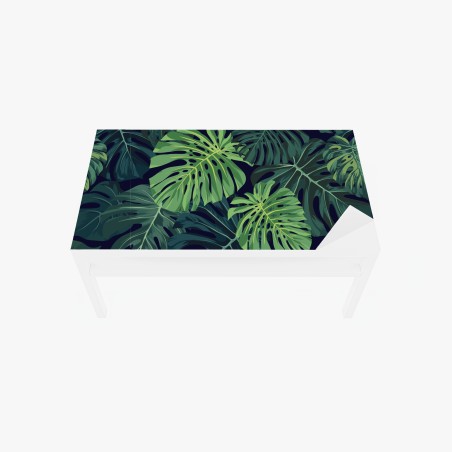 Table & desk veneer tropical monstera leaves pattern • Wallissimo®