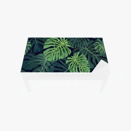 Table & desk veneer tropical monstera leaves pattern • Wallissimo®