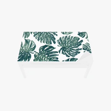 Table & desk veneer monstera leaf botanical pattern • Wallissimo®