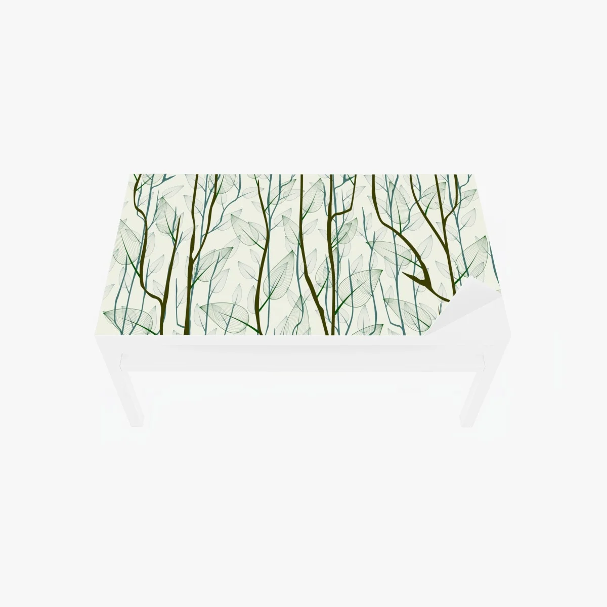 Table & desk veneer delicate leaf and branch pattern ⁕ Wallissimo® Table & desk veneer delicate leaf and branch pattern ⁕ Wallissimo®