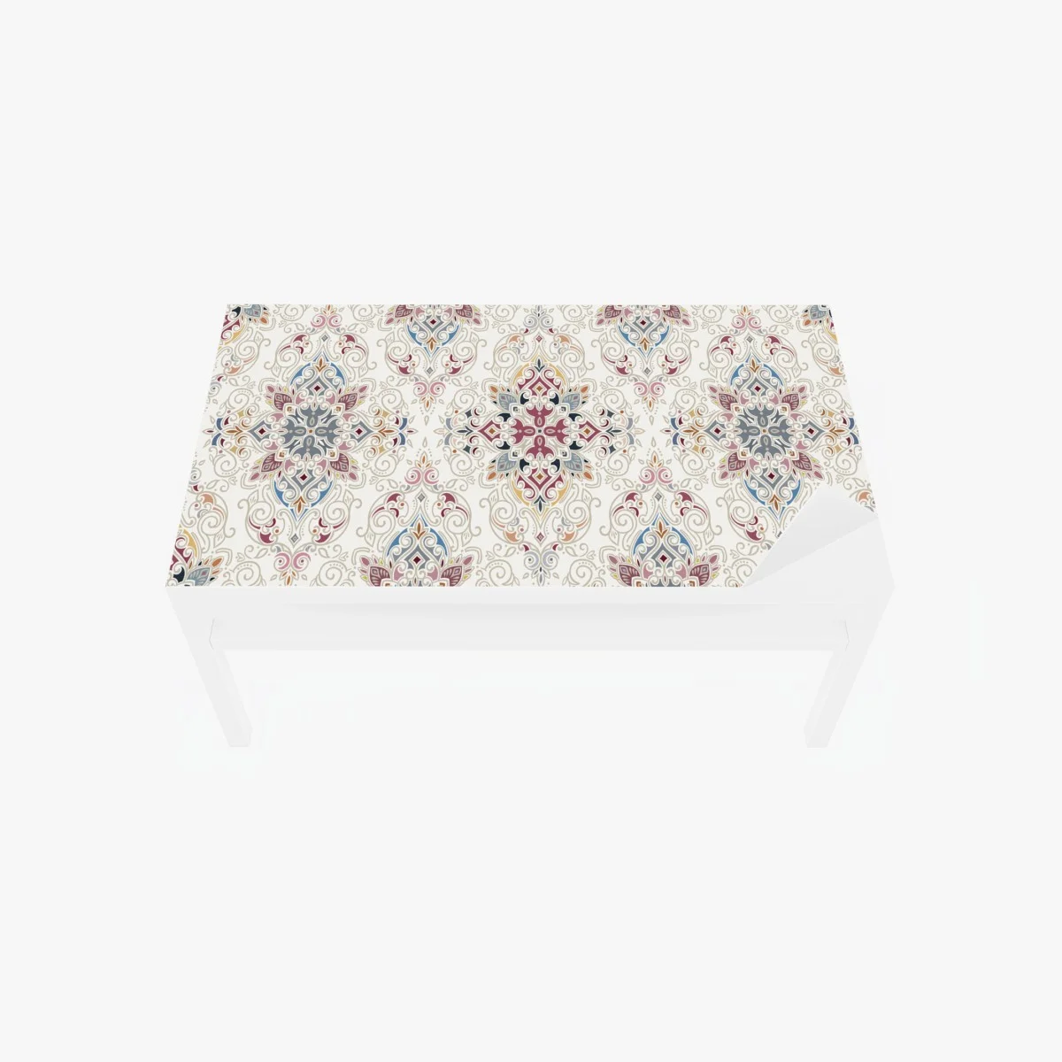 Table & desk veneer ornate vintage damask pattern ⁕ Wallissimo® Table & desk veneer ornate vintage damask pattern ⁕ Wallissimo®