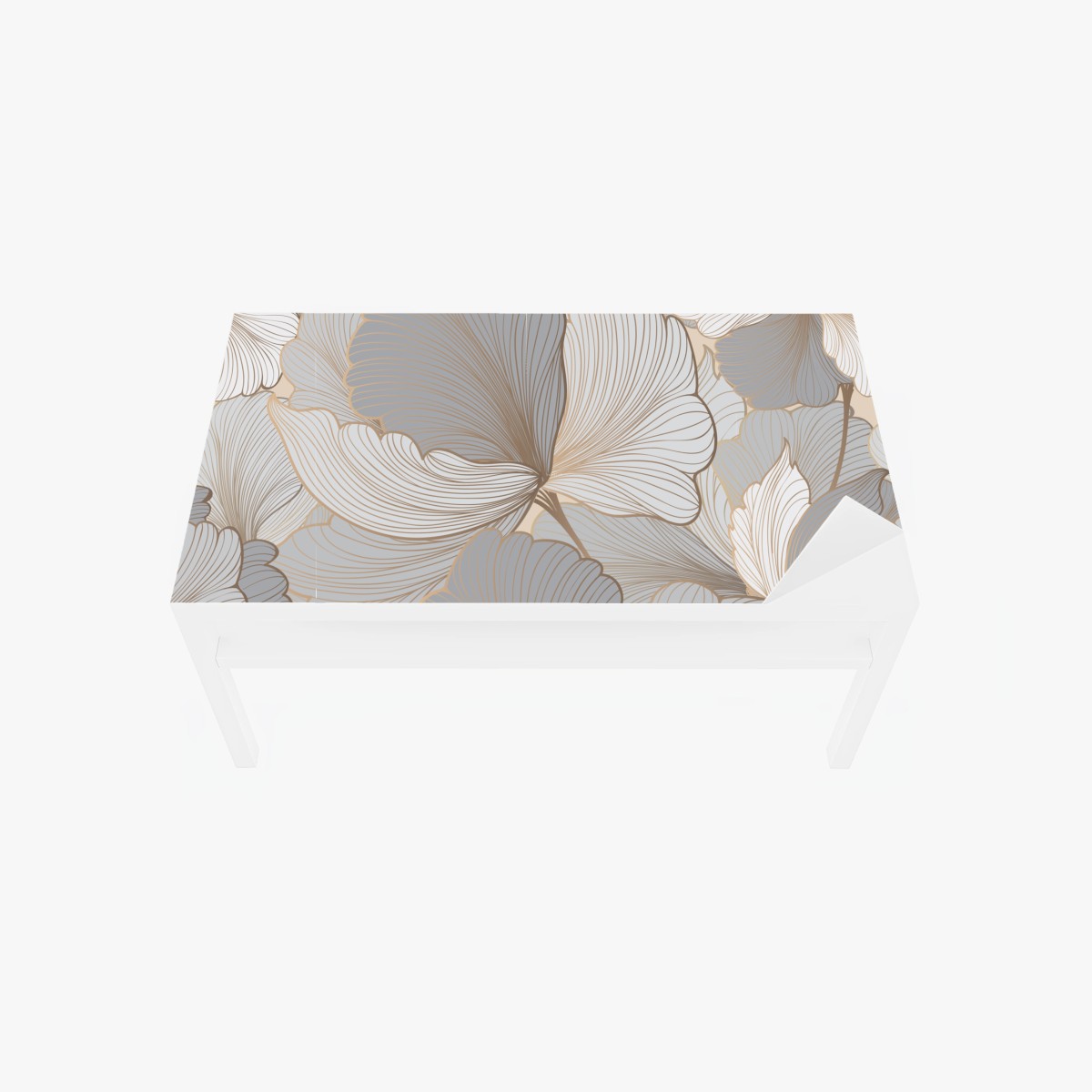 Table & desk veneer delicate pastel floral pattern • Wallissimo® Table & desk veneer delicate pastel floral pattern • Wallissimo®