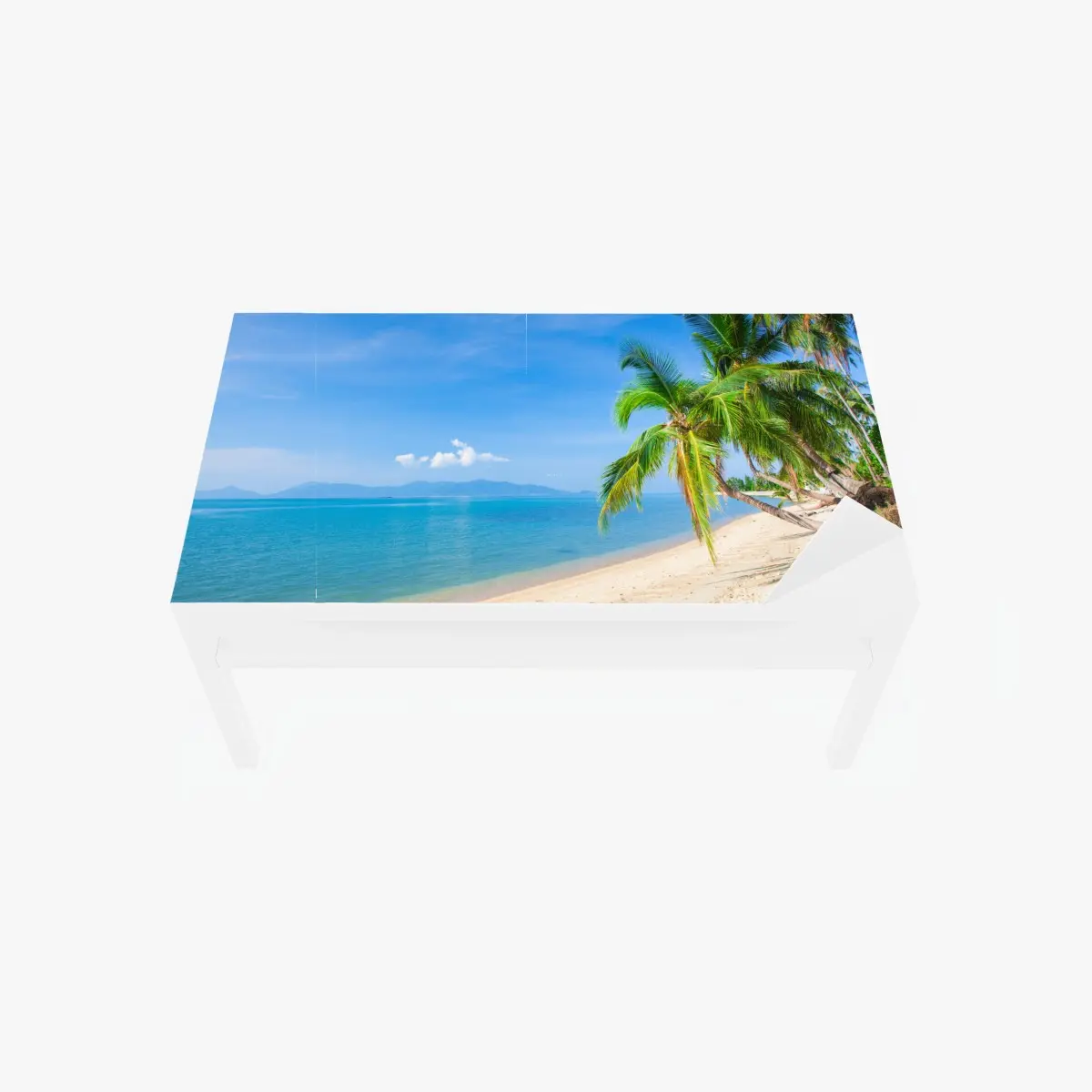 Table & desk veneer tropical palm beach paradise ⁕ Wallissimo® Table & desk veneer tropical palm beach paradise ⁕ Wallissimo®