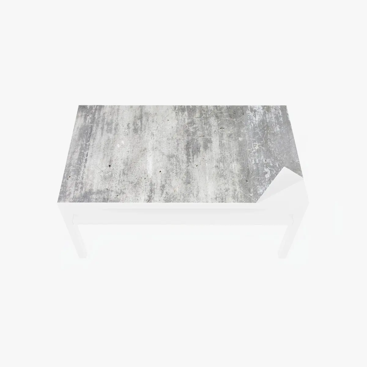 Table & desk veneer raw concrete texture wall art • Wallissimo®