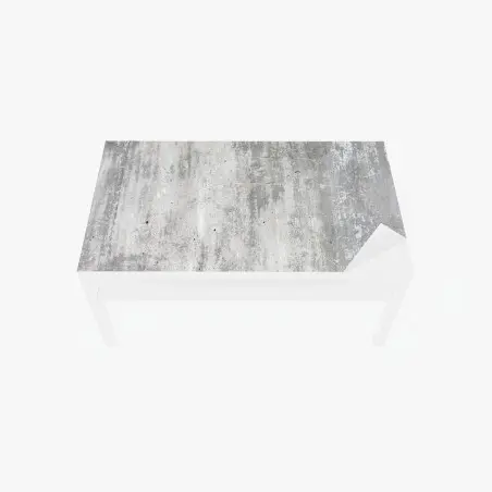 Table & desk veneer raw concrete texture wall art • Wallissimo®