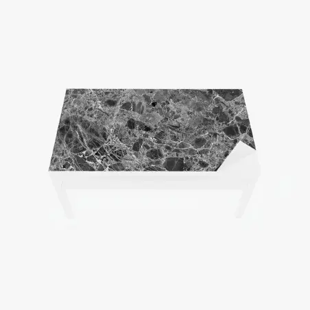 Table & desk veneer monochrome marble texture art • Wallissimo®