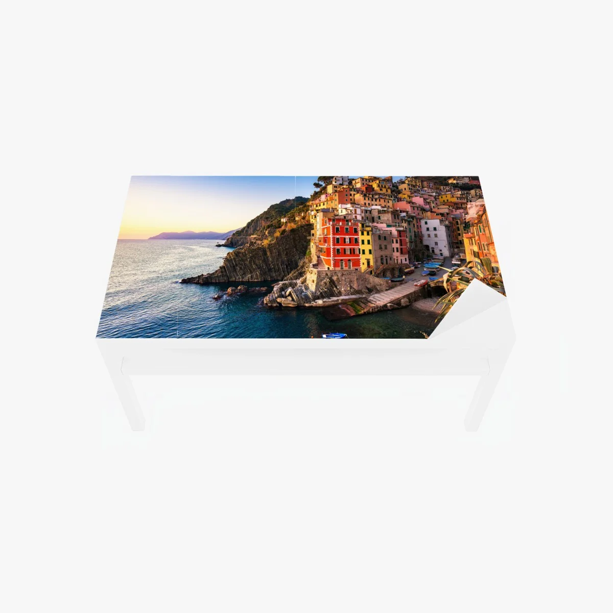 Table & desk veneer sunset over Riomaggiore, Cinque Terre ⁕ Wallissimo® Table & desk veneer sunset over Riomaggiore, Cinque Terre ⁕ Wallissimo®