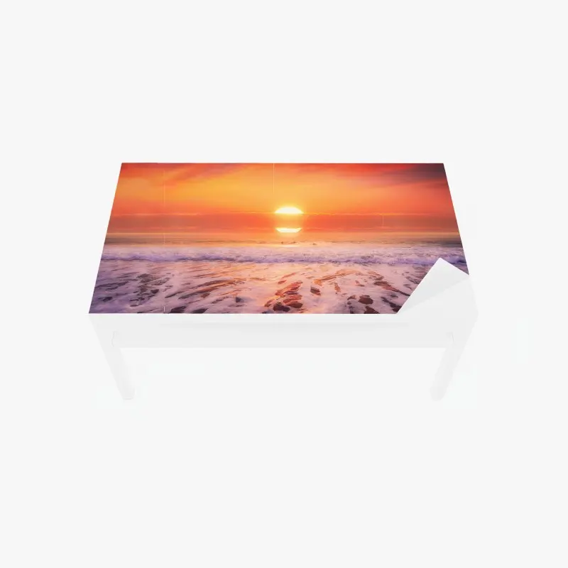 Table & desk veneer beige marble texture artwork • Wallissimo®