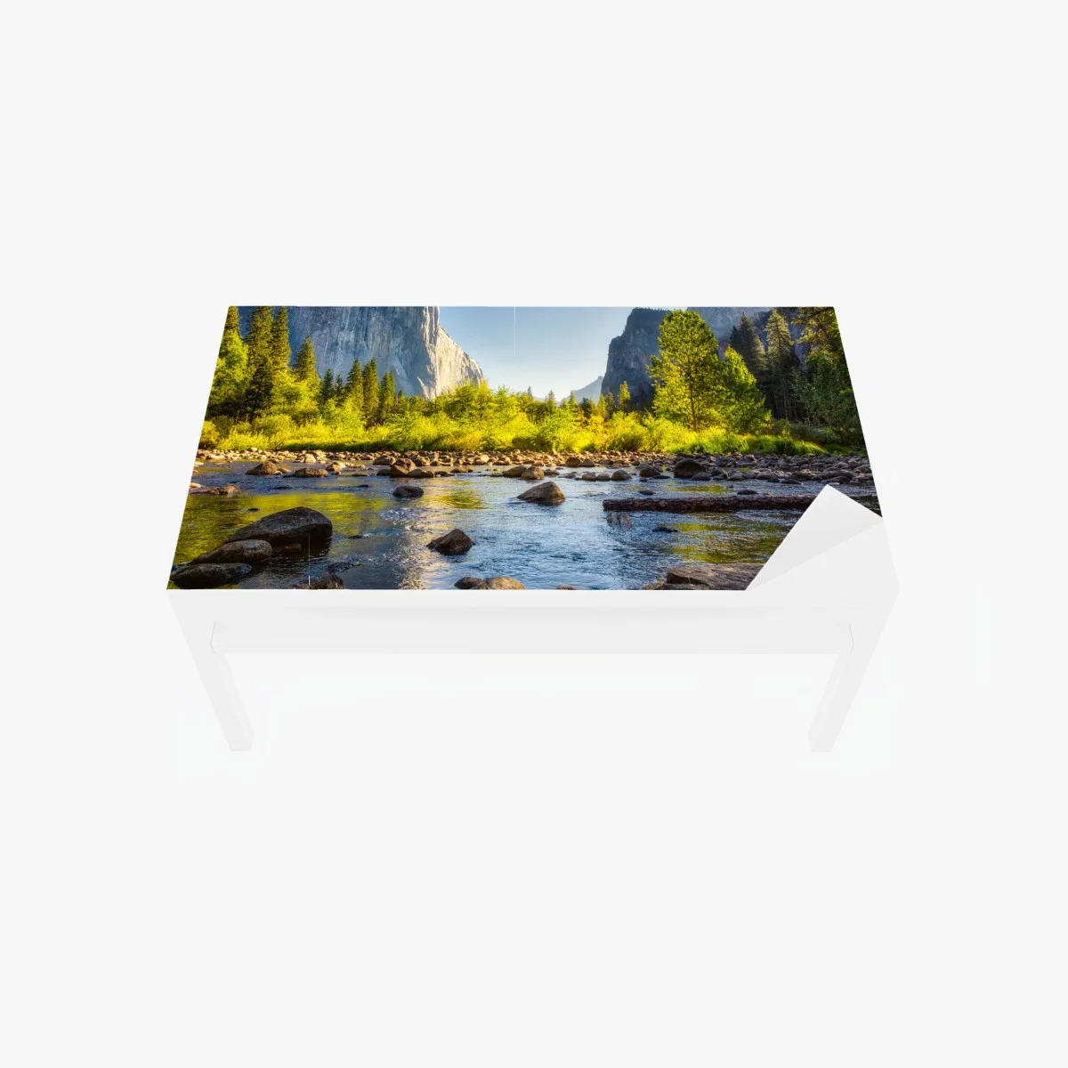 Table & desk veneer golden river valley landscape ⁕ Wallissimo® Table & desk veneer golden river valley landscape ⁕ Wallissimo®