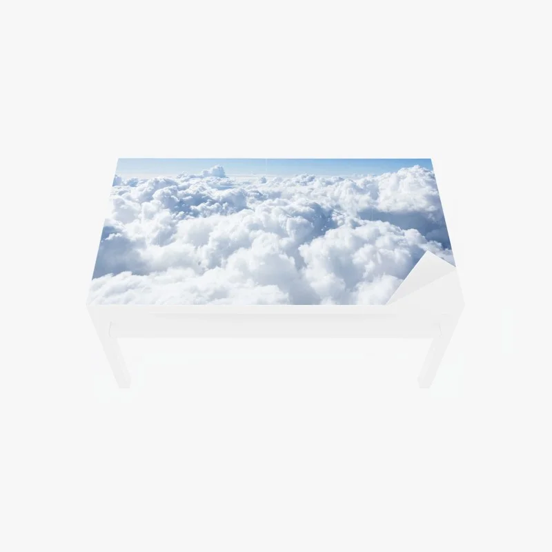 Table & desk veneer serene aerial cloudscape