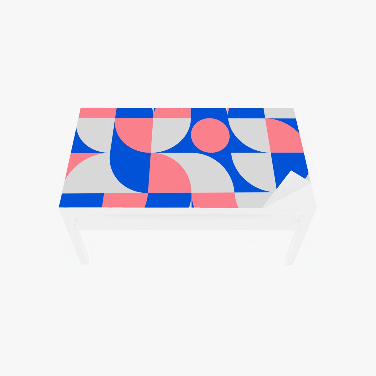 Table & desk veneer scandinavian geometric composition • Wallissimo®