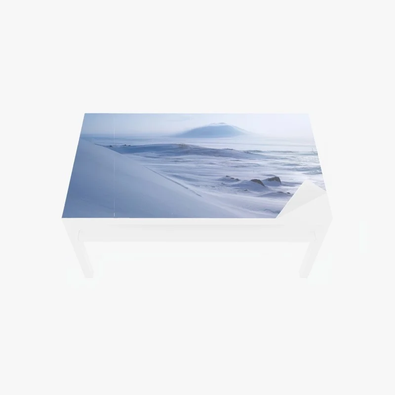 Table & desk veneer arctic serenity in Chukotka