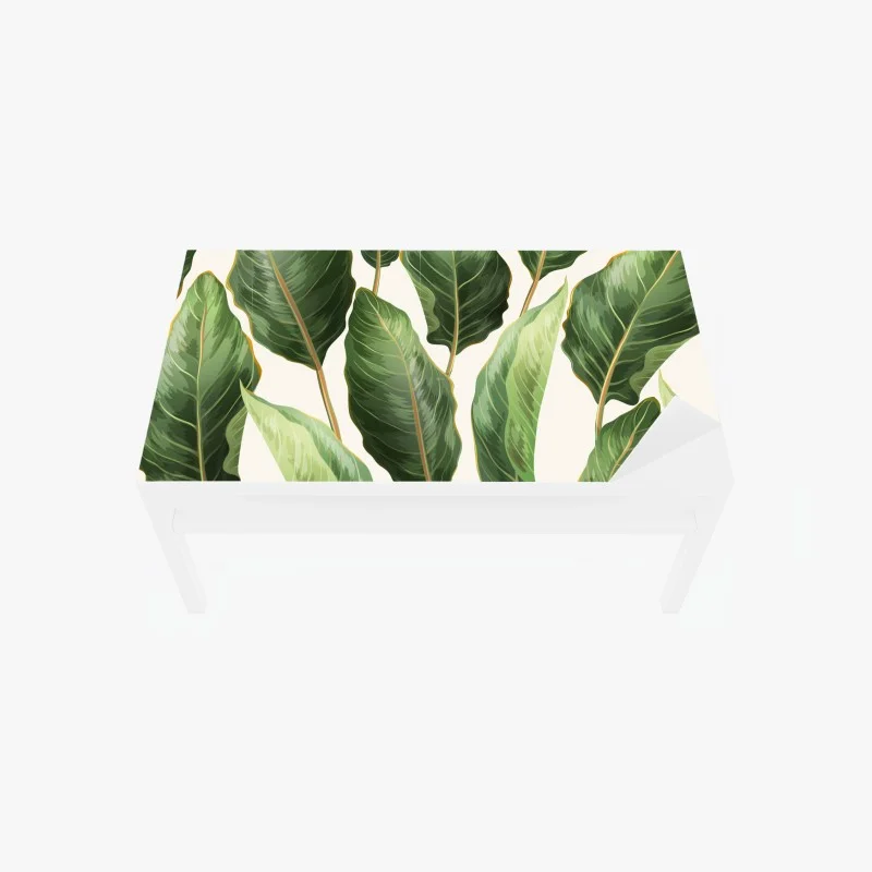 Table & desk veneer vibrant abstract face portrait • Wallissimo®