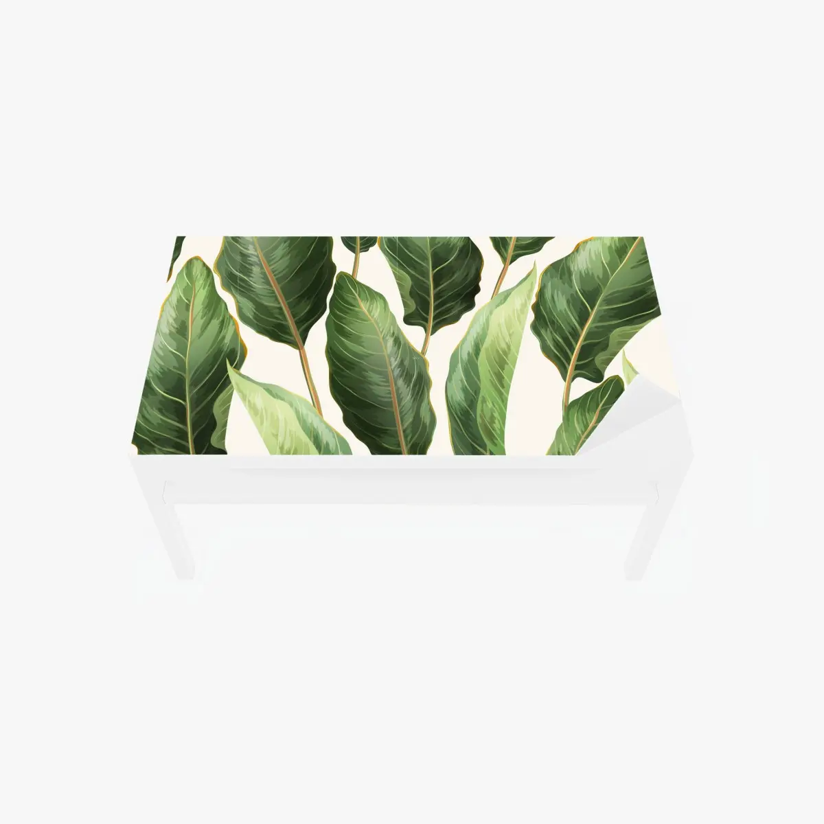 Table & desk veneer tropical banana leaf seamless pattern • Wallissimo® Table & desk veneer tropical banana leaf seamless pattern • Wallissimo®