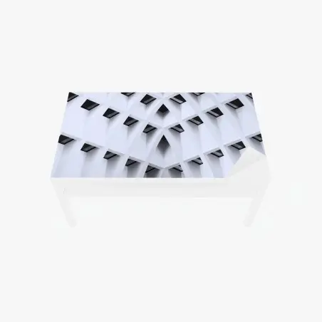 Table & desk veneer geometric arched ceiling pattern • Wallissimo®