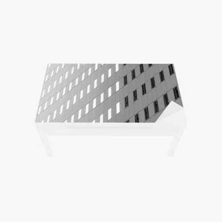Table & desk veneer minimalist architectural facade pattern • Wallissimo®