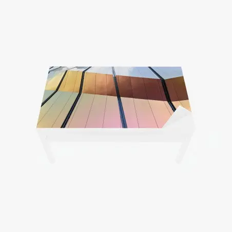 Table & desk veneer iridescent modern facade panels • Wallissimo®