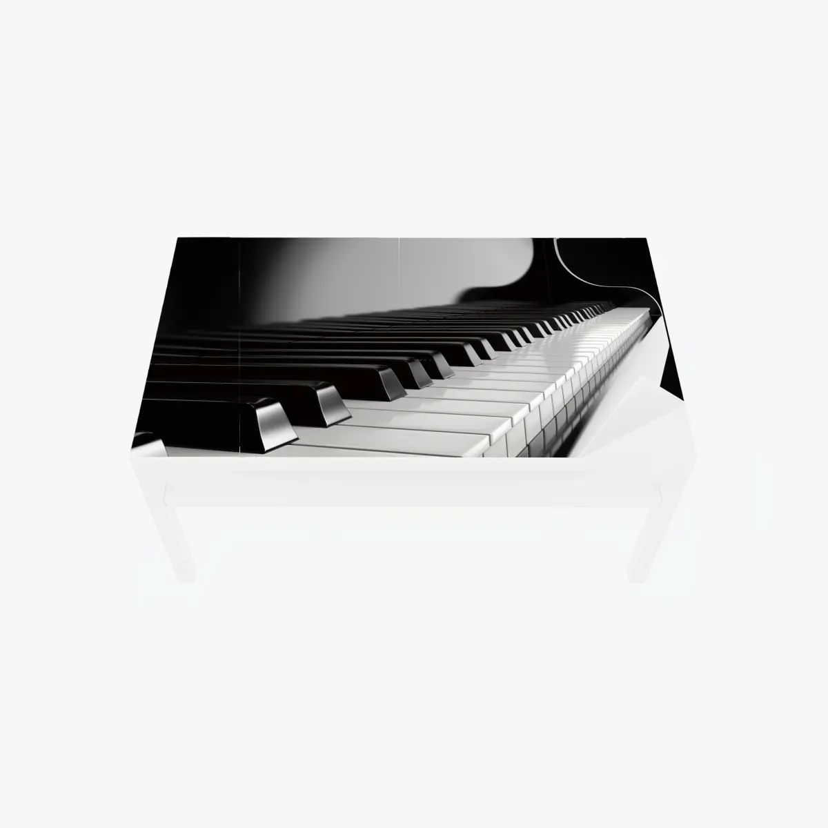 Table & desk veneer elegant monochrome piano keys ⁕ Wallissimo® Table & desk veneer elegant monochrome piano keys ⁕ Wallissimo®