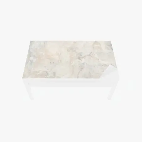 Table & desk veneer soft beige marble texture • Wallissimo®