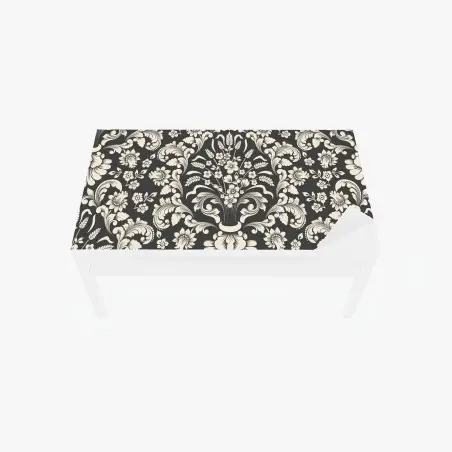 Table & desk veneer vintage floral damask pattern • Wallissimo®