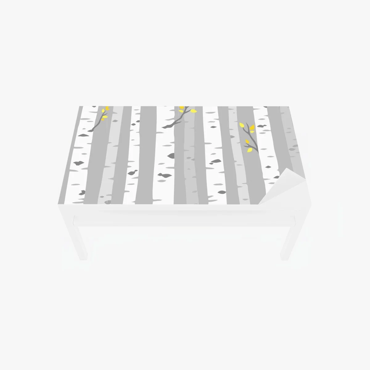Table & desk veneer scandinavian birch forest pattern ⁕ Wallissimo® Table & desk veneer scandinavian birch forest pattern ⁕ Wallissimo®