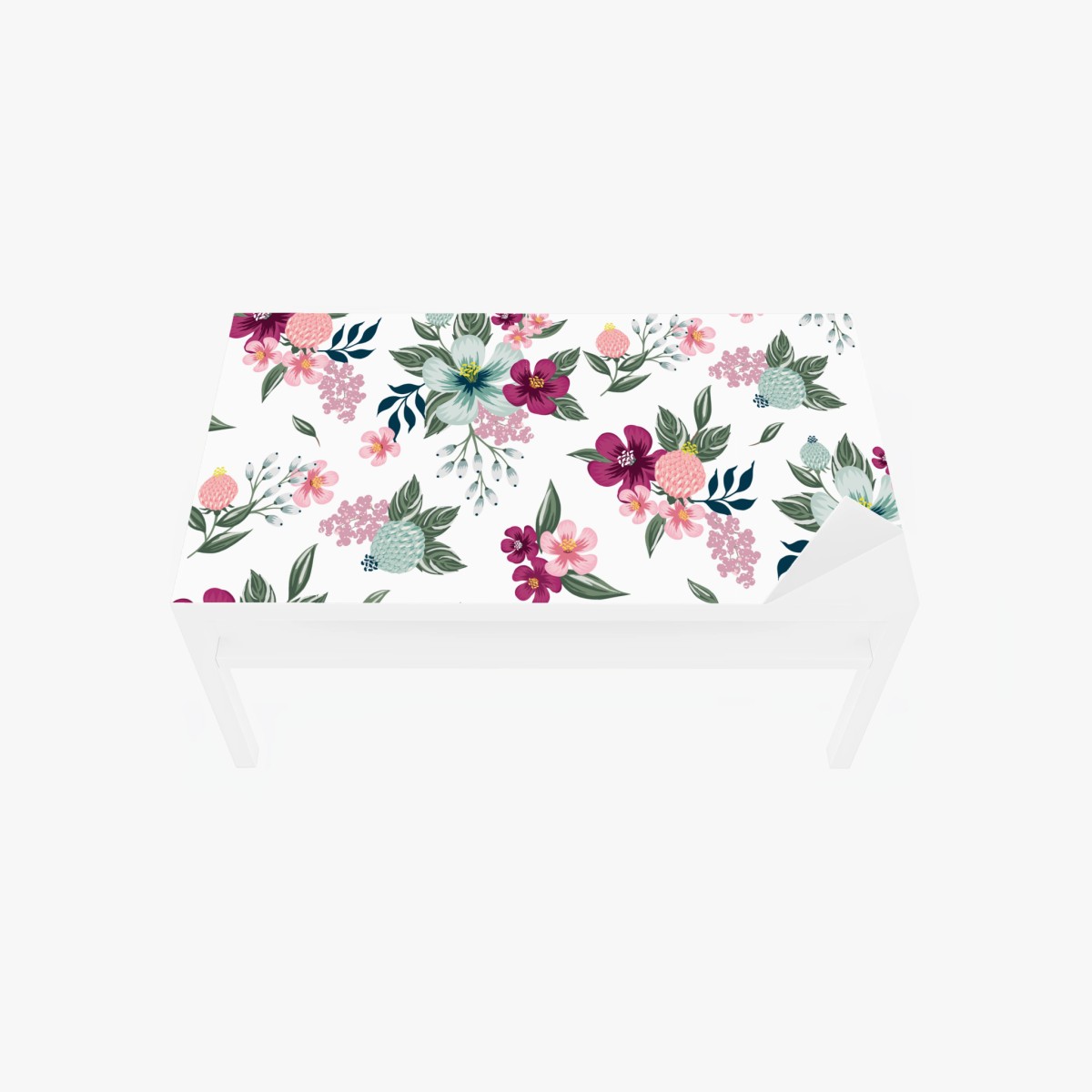 Table & desk veneer pastel floral bloom pattern ⁕ Wallissimo® Table & desk veneer pastel floral bloom pattern ⁕ Wallissimo®