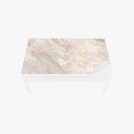 Table & desk veneer beige marble texture artwork • Wallissimo®