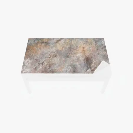 Table & desk veneer subtle textured abstract in warm neutrals • Wallissimo®