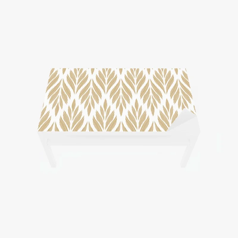 Table & desk veneer gold leaf pattern seamless design
