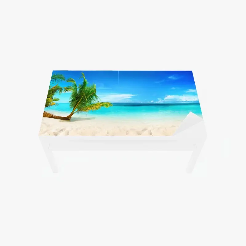 Table & desk veneer Maldives turquoise beach panorama