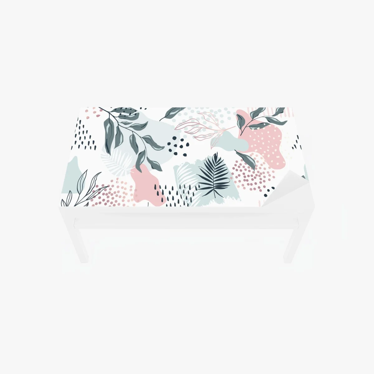 Table & desk veneer pastel botanical abstract pattern ⁕ Wallissimo® Table & desk veneer pastel botanical abstract pattern ⁕ Wallissimo®