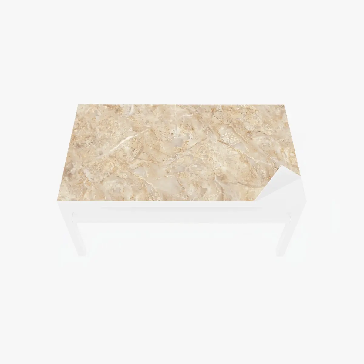 Table & desk veneer beige marble texture with natural veins • Wallissimo® Table & desk veneer beige marble texture with natural veins • Wallissimo®