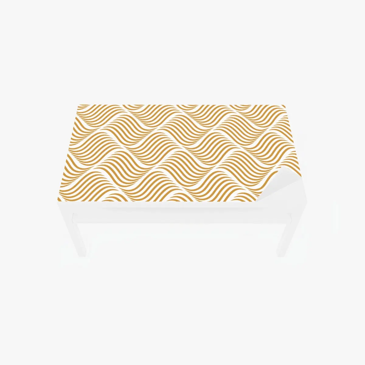 Table & desk veneer golden wave pattern wall art • Wallissimo® Table & desk veneer golden wave pattern wall art • Wallissimo®