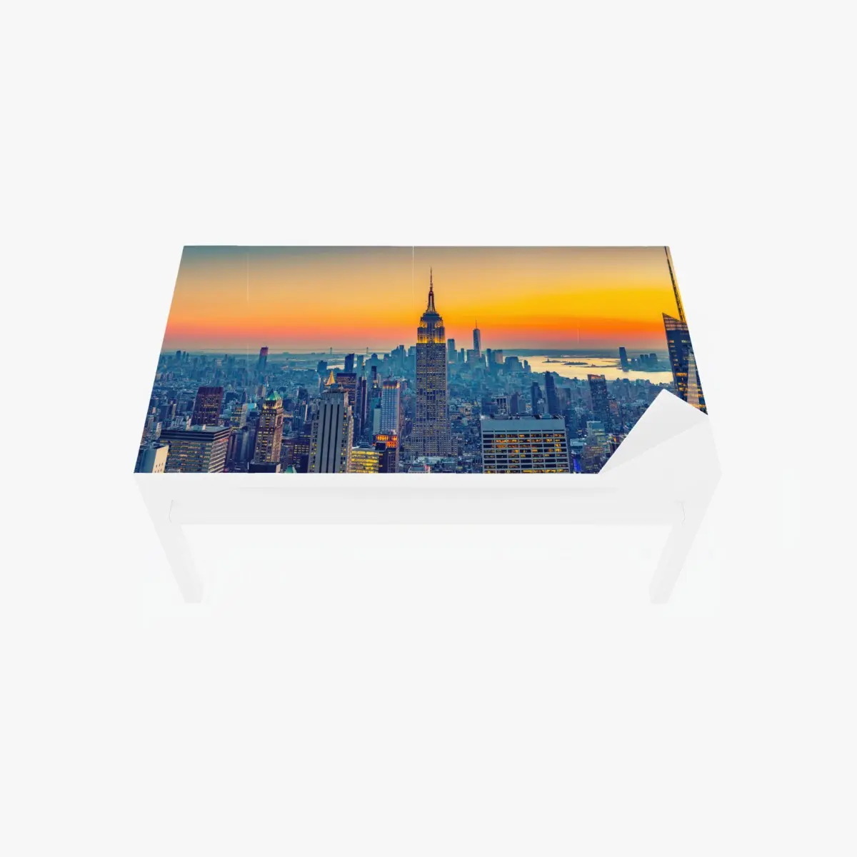 Table & desk veneer sunset skyline over New York ⁕ Wallissimo® Table & desk veneer sunset skyline over New York ⁕ Wallissimo®