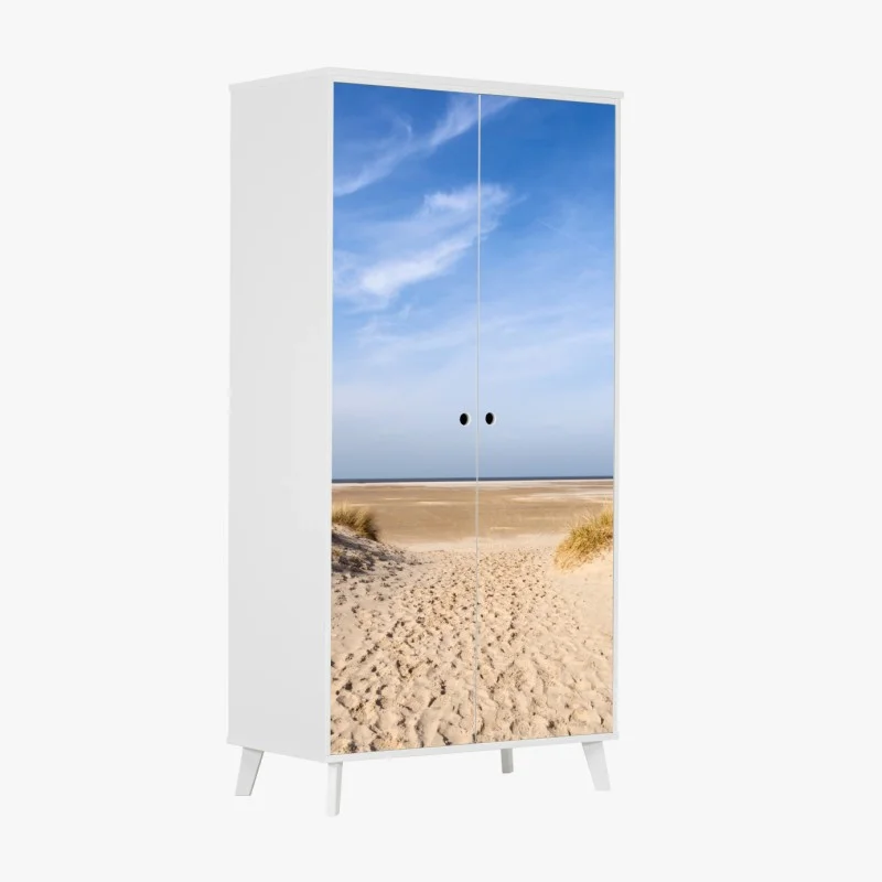 Wardrobe sticker serene dunes at the German coast